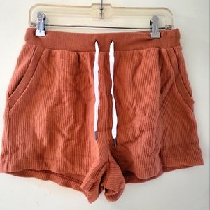 Aerie medium orange drawstring shorts